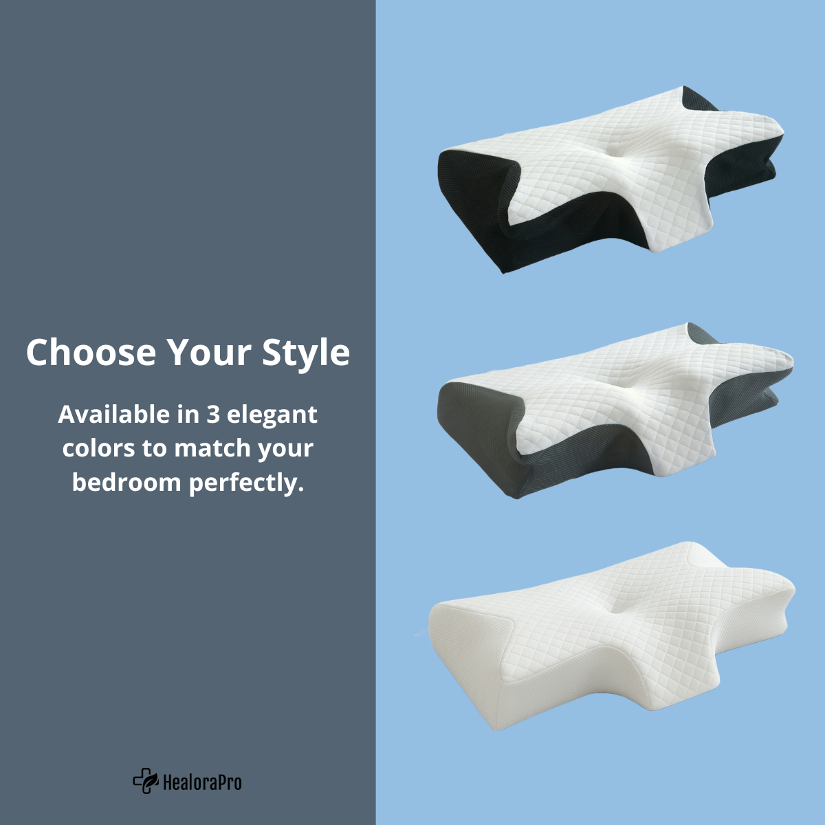 HealoraPro - OrthoSleep Pillow