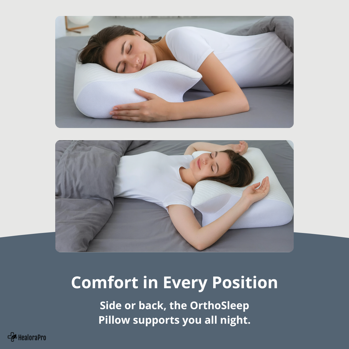 HealoraPro - OrthoSleep Pillow